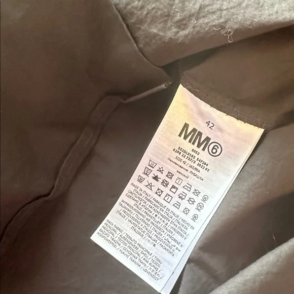 Maison Margiela organic cotton shirt black